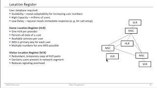 Mobile Networks - Location Registers