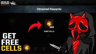 HOW TO GET FREE AURIC CELLS IN DBD MOBILE #dbdmcc