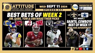 Dattitude (277): Saints-Cowboys; Best Bets for NFL Week 2, CFB Week 3