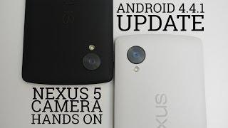 Android 4.4.1 Update - Nexus 5 Camera Hands On