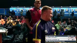 Luke Littler Vs Peter Stewart jr, Winmau World Masters 2022, Boys Final