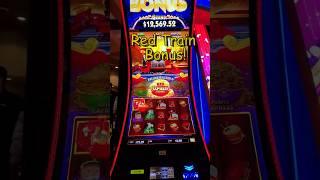 Monopoly Express - I got the RED TRAIN Bonus! #shorts