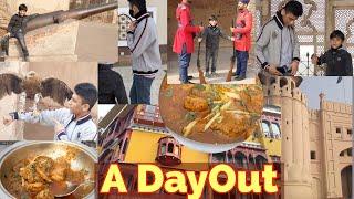 Exploring History and Flavor: A Day Out Vlog with SamKitchenStudio Lunch Experience Haveli Rooftop