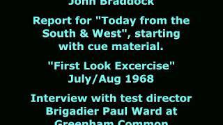 John Braddock - 1 - First Look Exercise (July-Aug 1968)