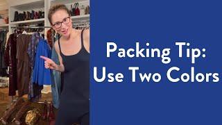 Packing Tip: Use Two Colors! | Over Fifty Fashion | Carla Rockmore