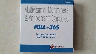 Brand Name Series | Drug #293 |Cap Full 365 | MultivitaminMultimineralAntioxidant|Health Supplement