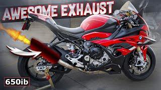 Master Mechanic Installs Titanium Exhaust onto 2023 BMW S 1000 RR!