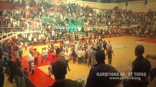 PINAR KARŞIYAKA 86 - 67 TOFAŞ ... Maç Sonu Görüntüleri