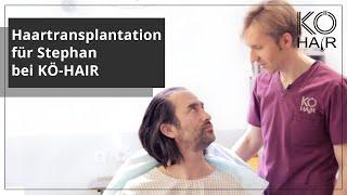 Haartransplantation für Stephan bei KÖ-HAIR