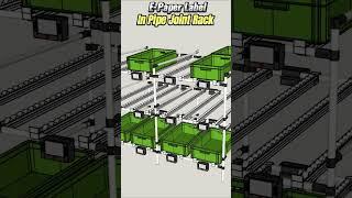 E-Paper Label in Pipe Joint Rack