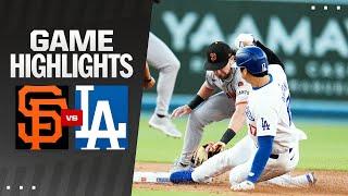 Giants vs. Dodgers Game Highlights (7/22/24) | MLB Highlights