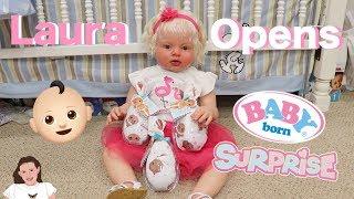 Reborn Toddler Laura Opens Baby Born Surprise Dolls! | Kelli Maple