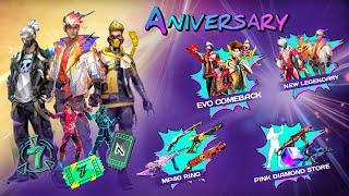 7th Anniversary Event Free Fire | Free Fire New Event | Ff New Event | New Event Free Fire