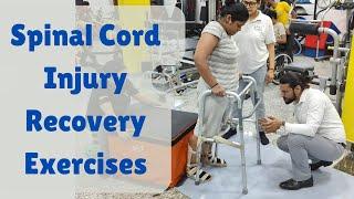 Spinal Cord Injury Recovery Exercises Physiotherapy at Walk N Run Neuro Rehab Centre