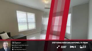 5707 IVANS FARM San Antonio, TX 78244 | Bill Barton | Top Real Estate Agent