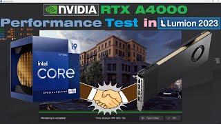 Lumion 2023 Rendering test in RTX A4000