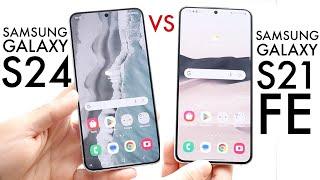 Samsung Galaxy S24 Vs Samsung Galaxy S21 FE! (Comparison) (Review)