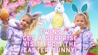 TWINS GET A SURPRISE VISIT FROM THE EASTER BUNNY + FUN EGG HUNT!! 2023