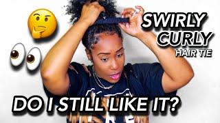 DO I STILL LIKE IT?? | SWIRLY CURLY HAIR TIE (SNAPPEE)!!