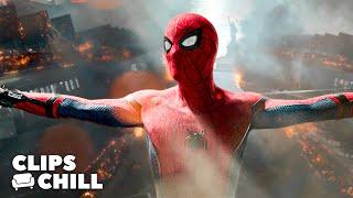 Iron Man Arrives to Help Spider-Man Save the Ferry | Spider-Man: Homecoming (Tom Holland)