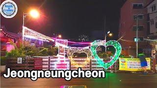 정릉천 주변 걷기, Walking around Jeongneungcheon (Seoul, Korea)/4K