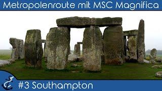 Kreuzfahrt-Vlog - Metropolenroute mit MSC Magnifica 2018 #3 Southampton (Salisbury & Stonehenge)