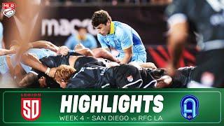 SAN DEIGO LEGION vs RFC LA | ALL TRIES | MLR HIGHLIGHTS