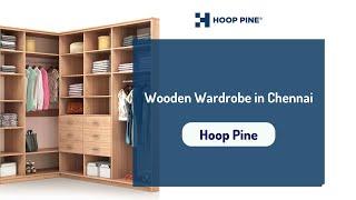 wooden wardrobe in Chennai - Hoop Pine