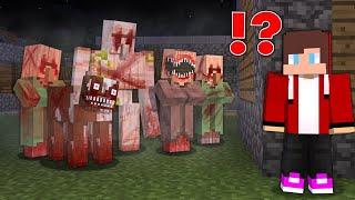 JJ and Mikey Watch Scary Cow on The Cameras ?!