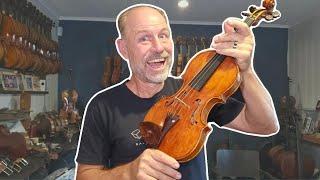 Played for the first time! Finishing and Playing my new violin  2 Days at my Violin Workshop