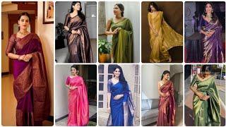 Latest saree designs for girls || beautiful Saree collection 2024-25