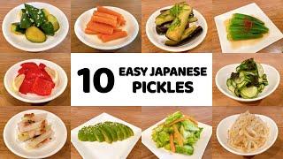 10 Easy Japanese Pickles (Tsukemono) Recipes for Beginners | Vegan | Authentic Japanese Food