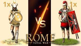Can Bull Warriors Beat Praetorian Cohorts if All Javelins Are Used in OG Rome: Total War?