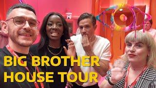 Tour the BRIGHT new Big Brother UK House! (Inside the Diary Room plus meet AJ and Will!) | BBUK 2024