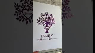 Zazzy Zebra - Family Tree Foil Print