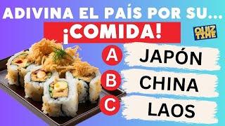 Adivina el país por su comida  | Quiz Time gastronómico