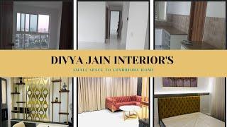 SMALL SPACE TO LUXURIOUS HOME || DIVYA JAIN INTERIOR’S || 2BHK HOME || PUNE