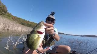 Kayak Fishing Bull Shoals Lake Arkansas!!