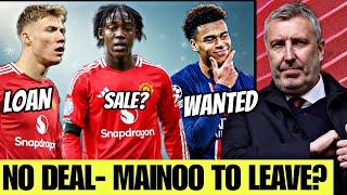 Mainoo WALKS AWAY From Utd Contract Talks & REFUSES New Deal? Hojlund Loan Exit & Doue Targeted!