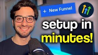 Build Funnels in MINUTES with GoHighLevel (Best Clickfunnels Alternative)