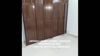 DEFENCE COLONY-MODERN 3 BEDROOM APARTMENT FOR RENT @ 1 LAKH PER MONTH