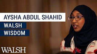 Aysha Abdul Shahid Describes Her Easy Transfer Process and Academic Advising Experience