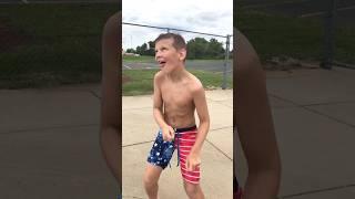 Jude doing his funny dances at the pool!!! #music