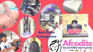 Afrodite Hair and Beauty Salon for Family | Unisex Salon in Horamavu Bangalore #BridalMakeup #Spa