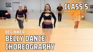 Beginner Belly Dance Choreography CLASS 5  #bellydance #dance  #choreography