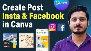 How to Design Instagram and Facebook Post in Canva in 5 Minutes