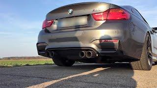 BMW F82 M4 full exhaust Launch Control Sound