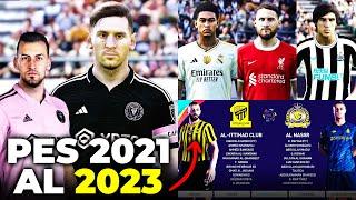 PES 2021 actualizado al 2023-2024 | OPTION FILE PS4 - PS5 - PC ||| TUTORIAL