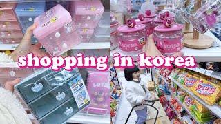 shopping in korea vlog  stationery organizers haul  daiso disney collection 다이소 신상