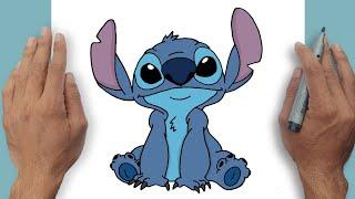 How to Draw Stitch Easy | Lilo and Stitch